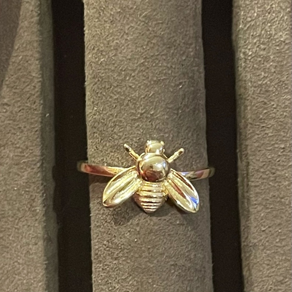 Gold Bee Ring